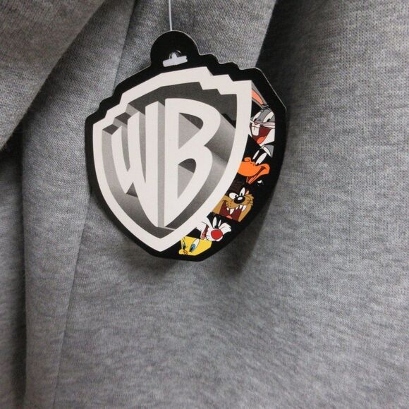 LOONEY TOONS Warner Bros Cropped Hoodie Sweatshirt Juniors XS 1 Bugs Tweety NWT - Picture 6 of 12